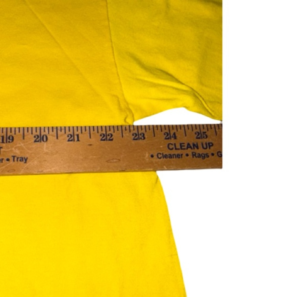 Anvil Bright Yellow T-Shirt - Picture 4 of 4